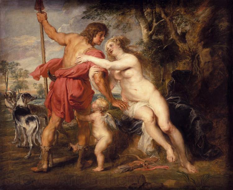 Peter Paul Rubens Venus and Adonis (mk27) Spain oil painting art